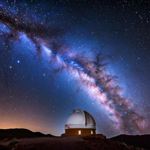 Home 11 A breathtaking, vibrant image of the Milky Way galaxy, showcasing its stunning spiral galactic pattern, taken from the Teide Observatory in Tenerife.